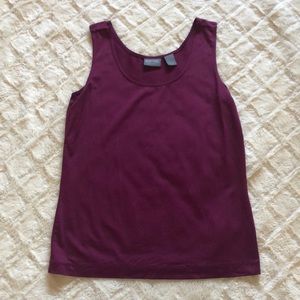 Maroon Microfiber Tank
